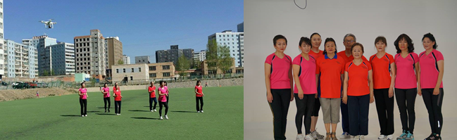 The Happy and Healthy Mongolia team promoting healthy lifestyles for men and women across various age groups by promoting simple exercise routines designed to energize and invigorate body and spirit under "Walk Walk Walk" Project implemented by WLP team. 